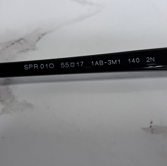 Prada Black Cat Eye SPR 01OSA Acetate Sunglasses - Picture 6 of 9